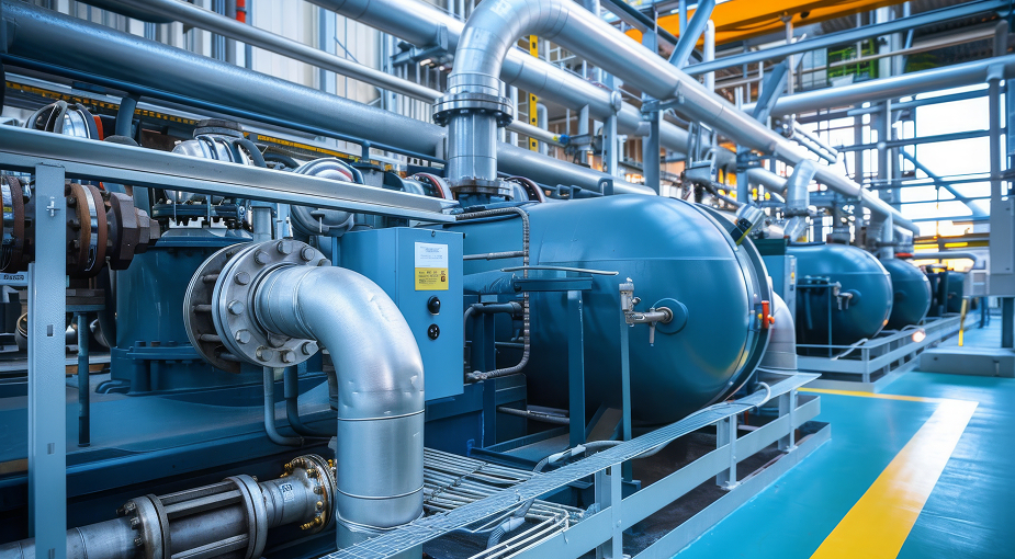 Industrial Gas Compression Station